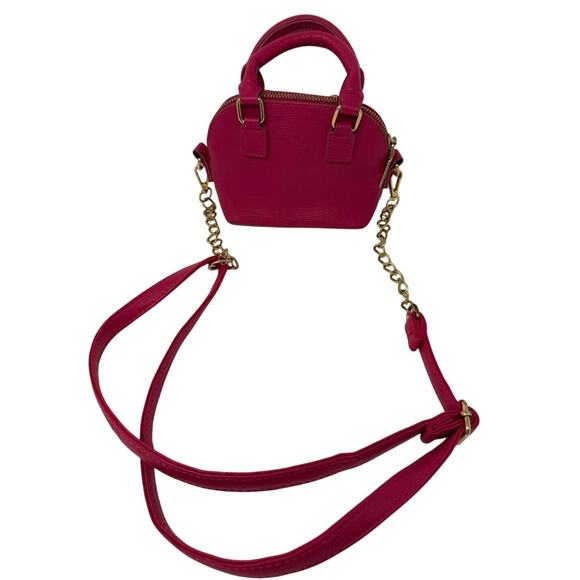 Bebe Gianna Micro Dome Hot Pink Purse Hand and Shoulder Straps - Picture 2 of 6